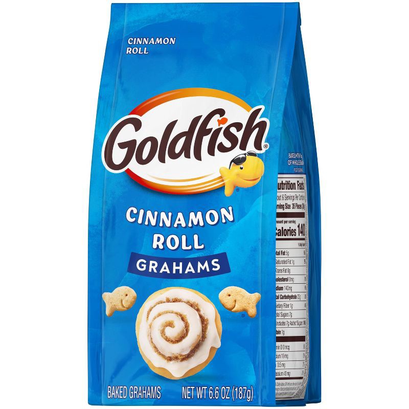 slide 5 of 5, Goldfish Grahams Cinnamon Roll Crackers - 6.6oz, 6.6 oz