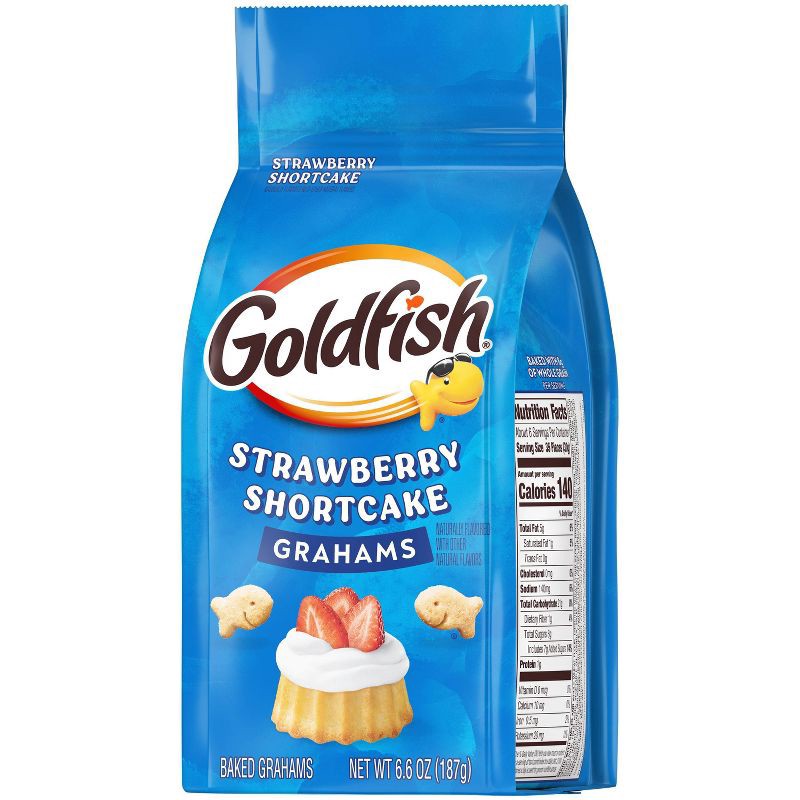 slide 5 of 5, Goldfish Grahams Strawberry Shortcake Crackers - 6.6oz, 6.6 oz