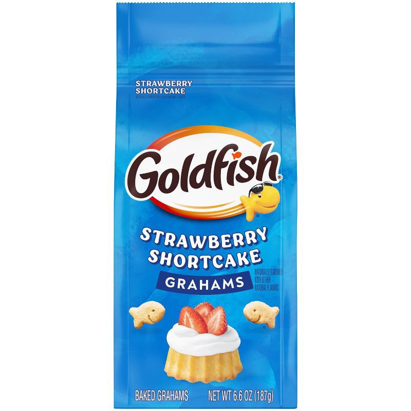 slide 1 of 5, Goldfish Grahams Strawberry Shortcake Crackers - 6.6oz, 6.6 oz