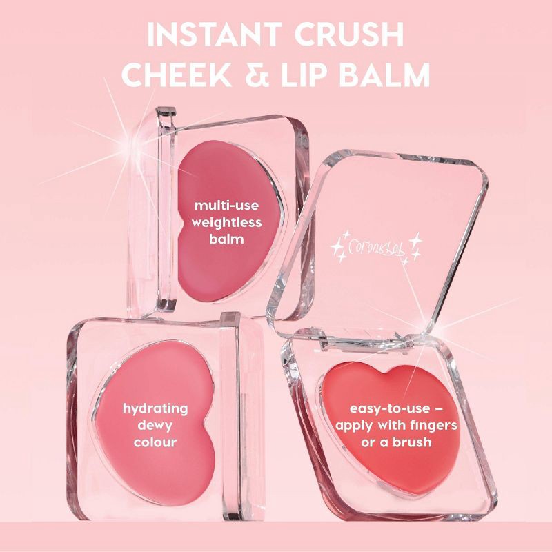 slide 3 of 6, ColourPop Instant Crush Lip & Cheek Balm - Second Date - 0.14oz, 0.14 oz