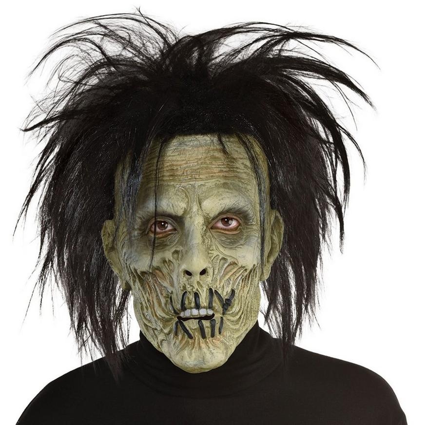 slide 1 of 1, Party City Billy the Zombie Latex Mask Hocus Pocus, 1 ct