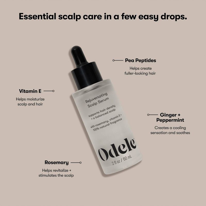 slide 8 of 8, Odele Rejuvenating Scalp Serum for A Balanced Scalp + Density Support - 2oz, 2 oz
