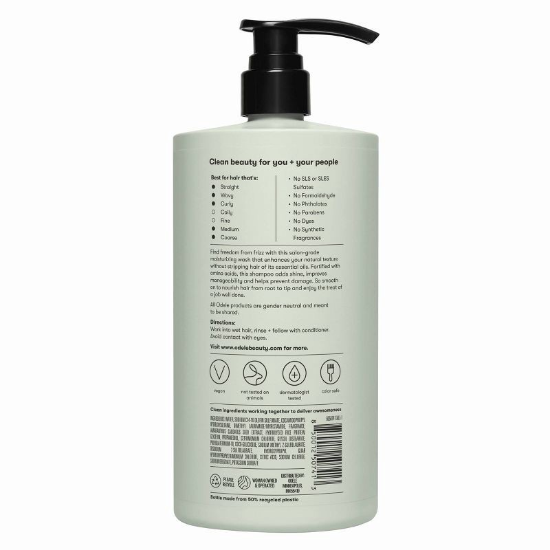 slide 2 of 7, Odele Bulk Smoothing Shampoo for Frizz Control + Shine - 32oz, 32 oz
