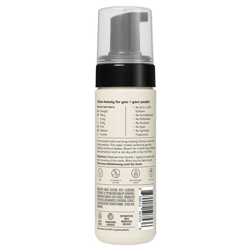 slide 2 of 9, Odele Volumizing Foam for Lift + Heat Protection Hair Mousse - 5oz, 5 oz