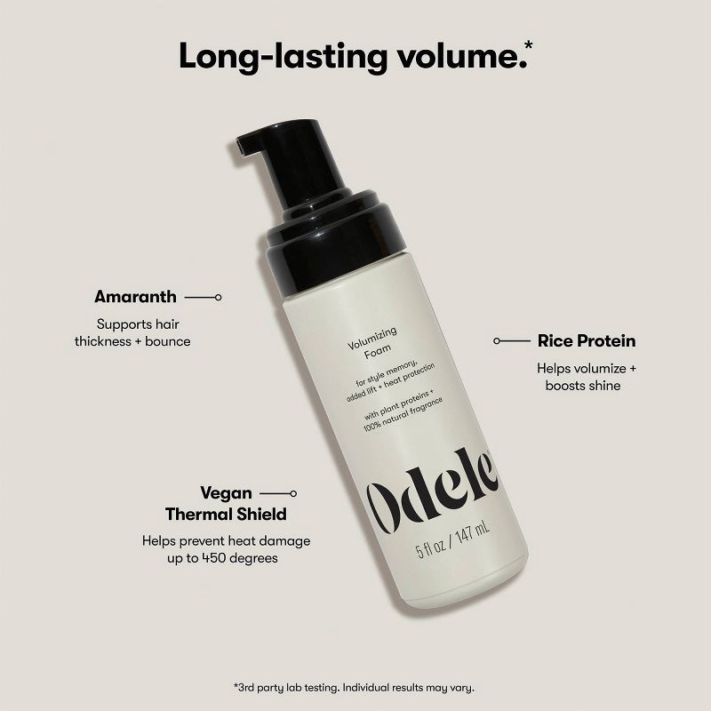 slide 9 of 9, Odele Volumizing Foam for Lift + Heat Protection Hair Mousse - 5oz, 5 oz