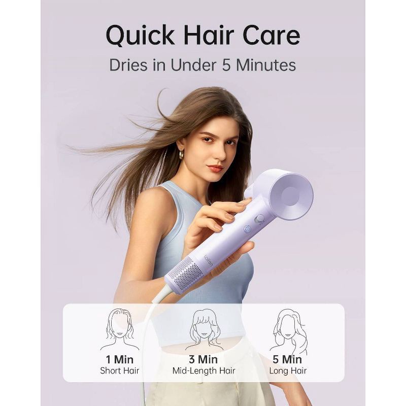 slide 7 of 13, Laifen SE Lite Hair Dryer - Purple - 1400 Watts, 1 ct