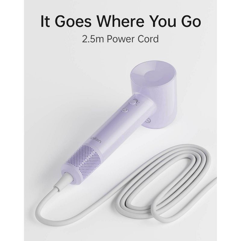 slide 10 of 13, Laifen SE Lite Hair Dryer - Purple - 1400 Watts, 1 ct