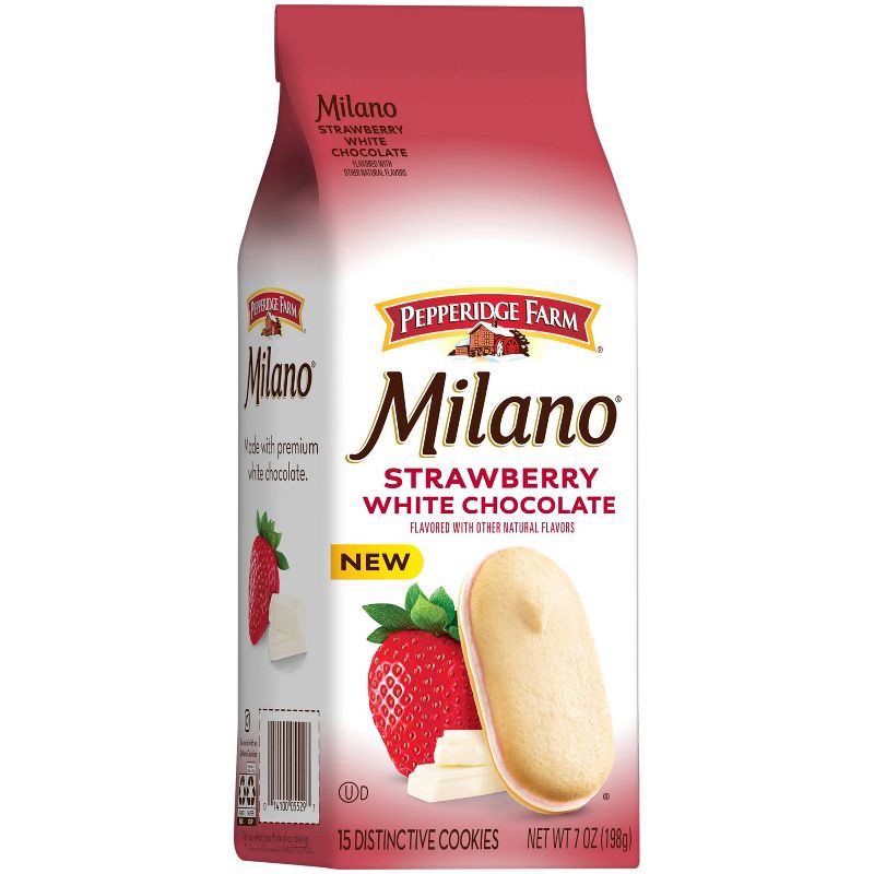 slide 4 of 5, Pepperidge Farm White Chocolate Strawberry Cookies - 7oz, 7 oz