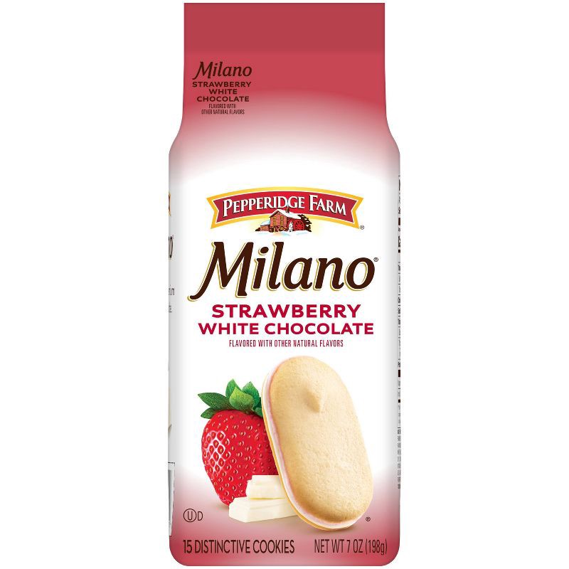 slide 1 of 7, Pepperidge Farm White Chocolate Strawberry Cookies - 7oz, 7 oz