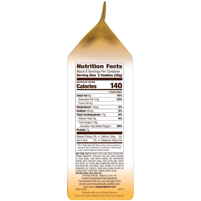 slide 3 of 5, Pepperidge Farm White Chocolate Lemon Cookies - 7oz, 7 oz