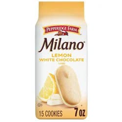 Pepperidge Farm White Chocolate Lemon Cookies - 7oz