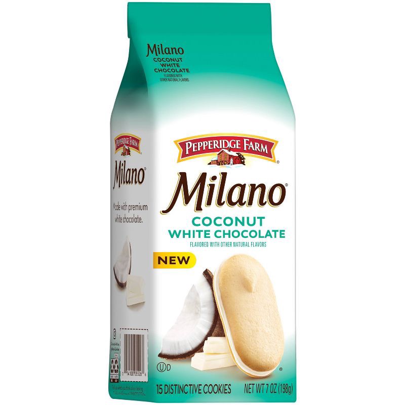 slide 4 of 5, Pepperidge Farm Milano White Chocolate Coconut Cookie - 7oz, 7 oz