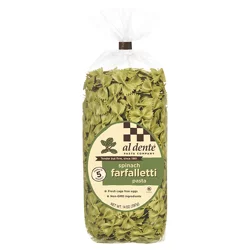 Al Dente Spinach Farfalletti Pasta - 14 oz