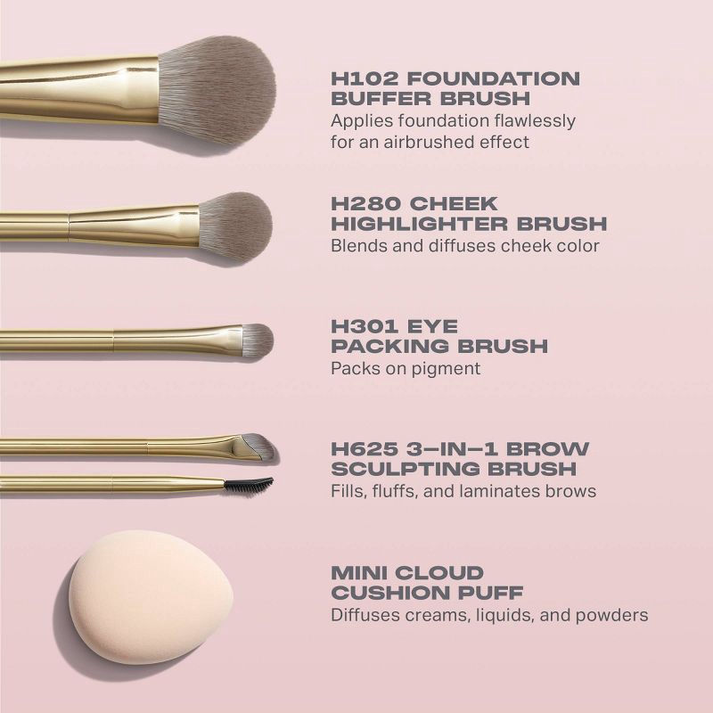 slide 2 of 5, Morphe Compose Yourself 6pc Brush & Tool Set Gift Set - Ulta Beauty, 6 ct