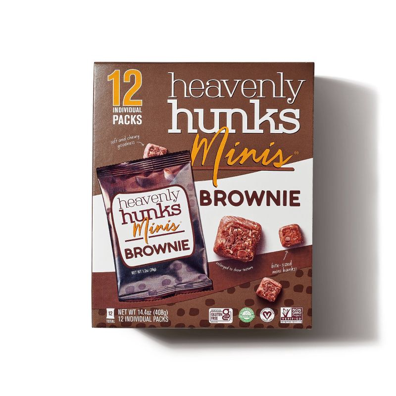slide 1 of 5, Heavenly Hunks Mini's Brownie Cookie Bites - 14.4oz/12ct, 12 ct; 14.4 oz