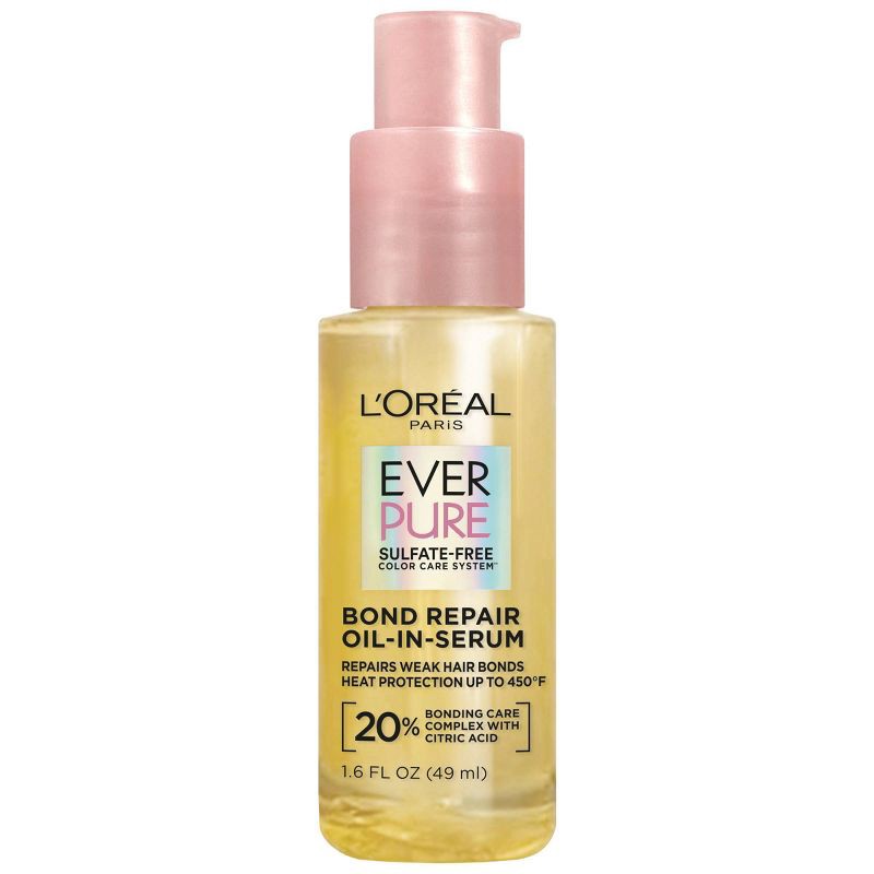 slide 1 of 12, L'Oreal Paris EverPure Bond Repair Hair Oil-in-Serum and Heat Protectant - 1.6 fl oz, 1.6 fl oz