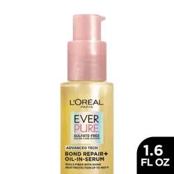 L'Oreal Paris EverPure Bond Repair Hair Oil-in-Serum and Heat Protectant - 1.6 fl oz: Sulfate-Free, For All Hair Types