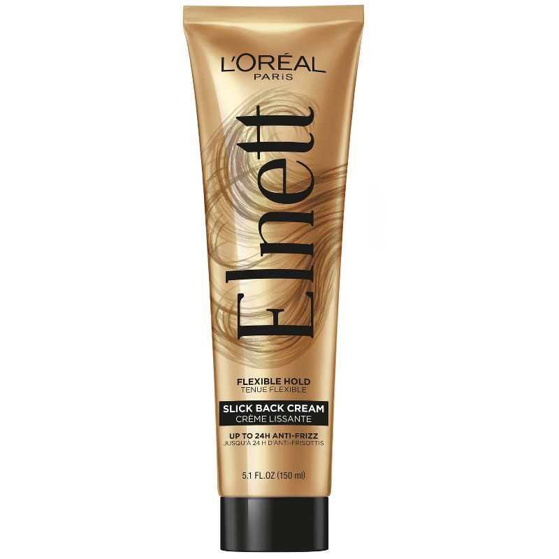 slide 1 of 10, L'Oreal Paris Elnett Anti-Frizz Slick Back Styling Cream for Flexible Hold - 5.1 fl oz, 5.1 fl oz