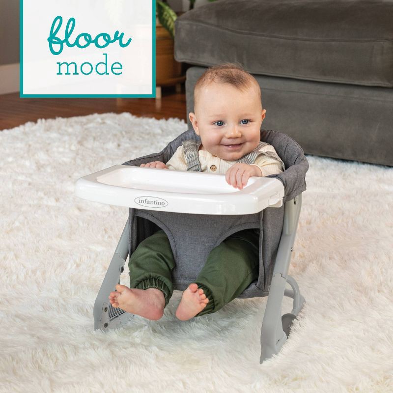 slide 9 of 10, Infantino The Ultimate Travel Booster - Gray, 1 ct