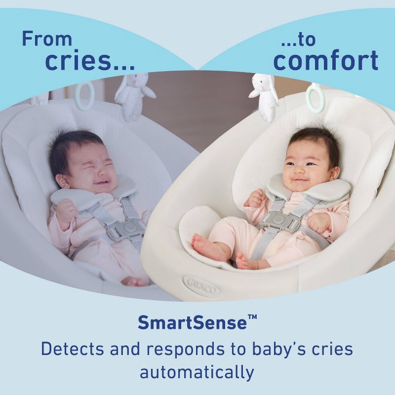 slide 3 of 8, Graco Smart Sense Soothing Baby Swing - Rori, 1 ct