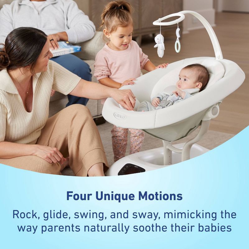 slide 7 of 8, Graco Smart Sense Soothing Baby Swing - Rori, 1 ct