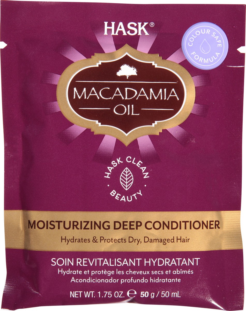 slide 10 of 12, Hask Macadamia Oil Moisturizing Deep Conditioner 1.75 oz, 1.75 oz