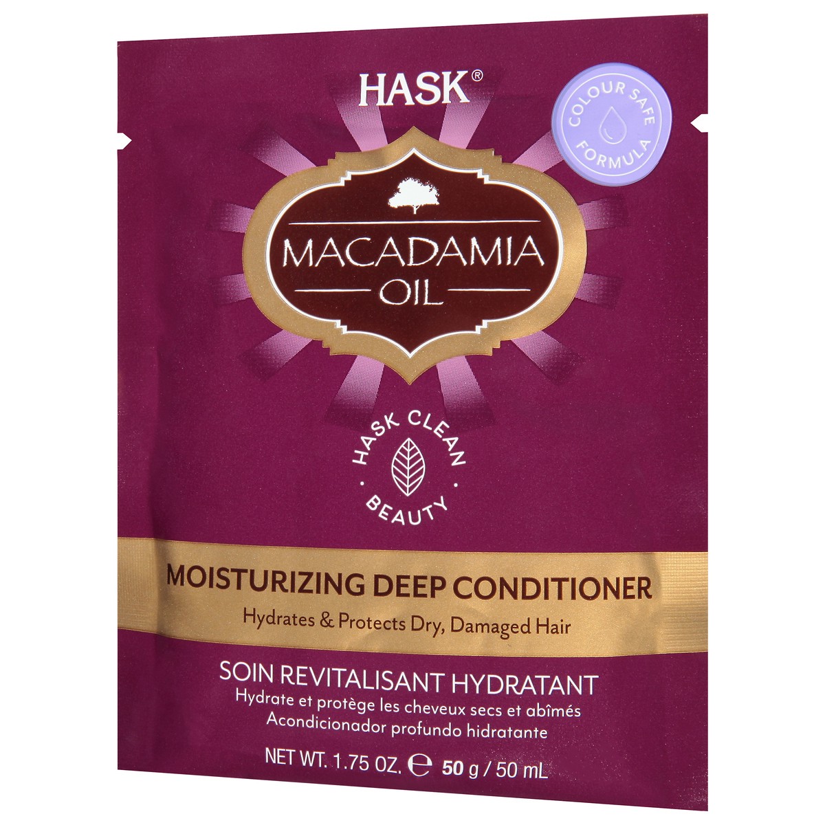 slide 11 of 12, Hask Macadamia Oil Moisturizing Deep Conditioner 1.75 oz, 1.75 oz