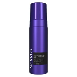Nexxus Hy-Volume Leave-In Cloud Foam Hair Mousse with Collagen & Hyaluronic Acid - Boosts Volume & Shine 5.5 oz