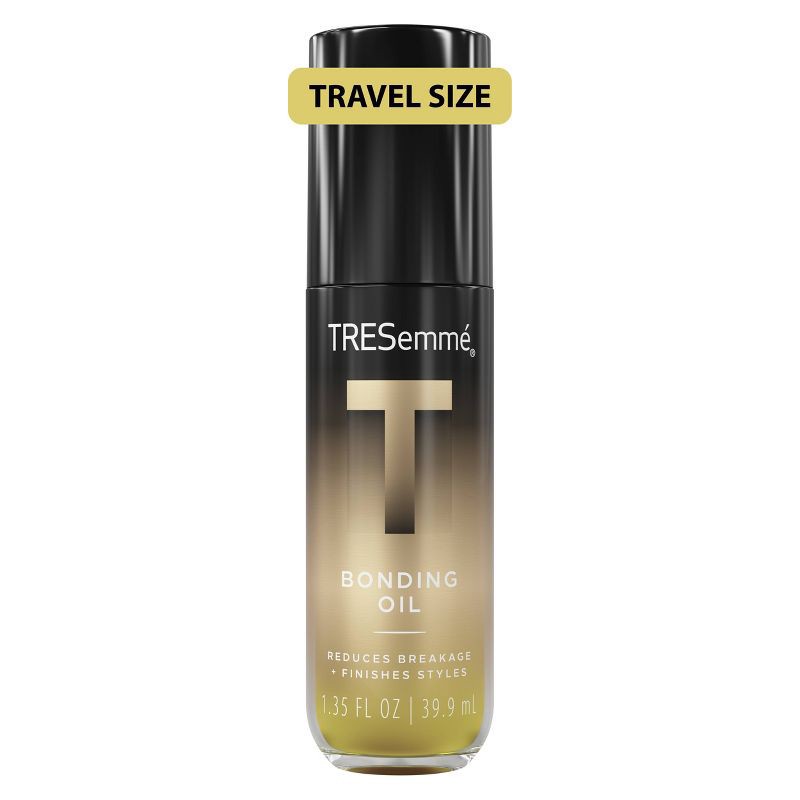 slide 1 of 10, Tresemme A-List Collection Bonding Hair Oil, Golden Vanilla & Sandalwood Scent - 1.35 fl oz: Heat Protection, Anti-Frizz, Paraben-Free, 1.35 fl oz