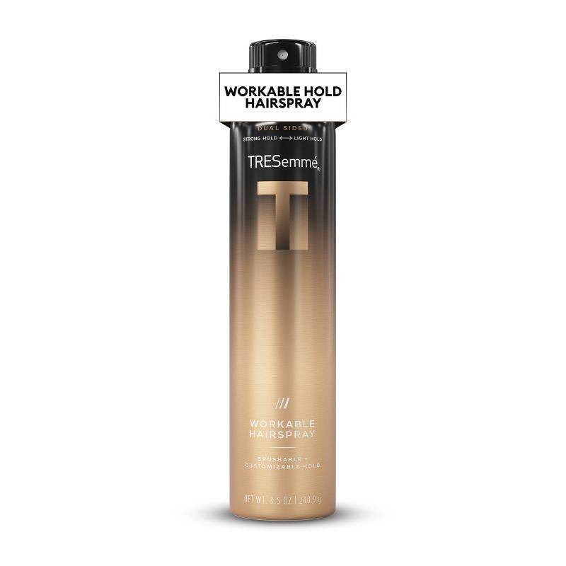 slide 3 of 9, Tresemme A-List Collection Workable Hairspray, Golden Vanilla & Sandalwood Scent - 8.5oz, 8.5 oz