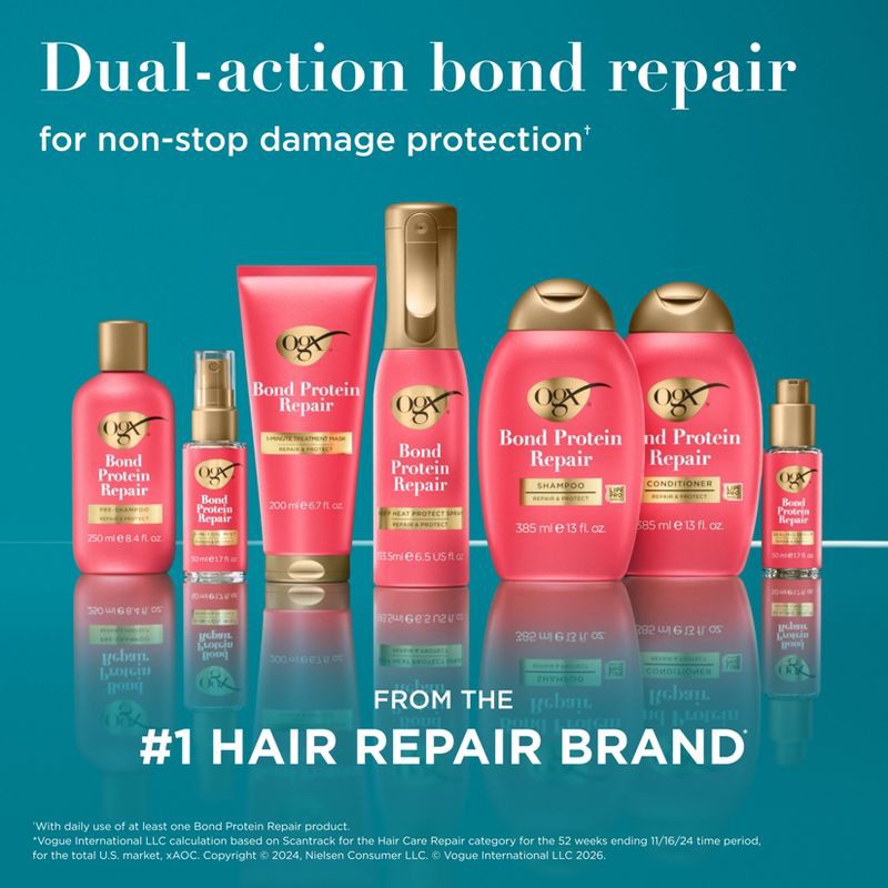 slide 7 of 8, OGX Repair & Protect Bond Protein Repair Sealing Hair Serum - 1.7 fl. oz, 1.7 fl oz