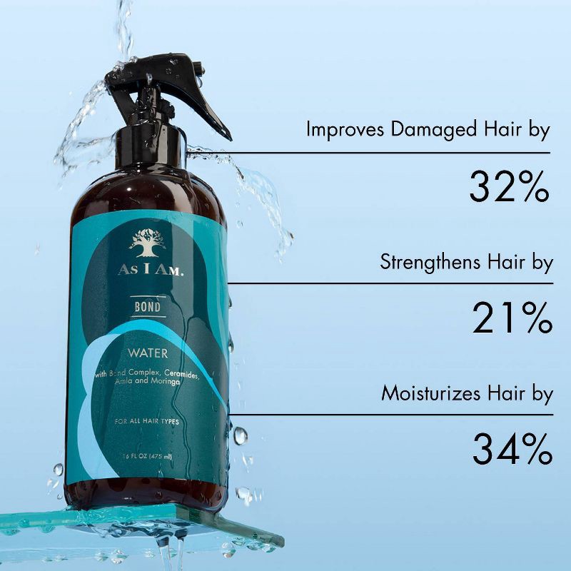 slide 4 of 5, As I Am Bond Damage Repair, Strengthening Water Hair Treatment - 16 fl oz, 16 fl oz
