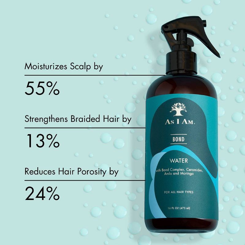 slide 5 of 5, As I Am Bond Damage Repair, Strengthening Water Hair Treatment - 16 fl oz, 16 fl oz