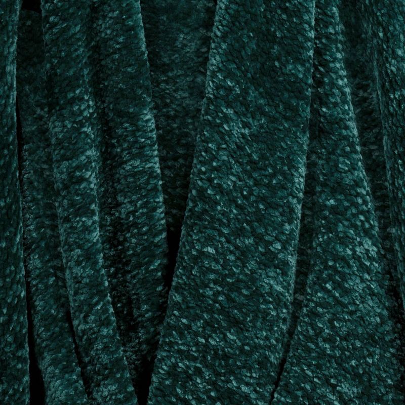 slide 5 of 5, Shine Chenille Throw Blanket Teal Green - Threshold™, 1 ct