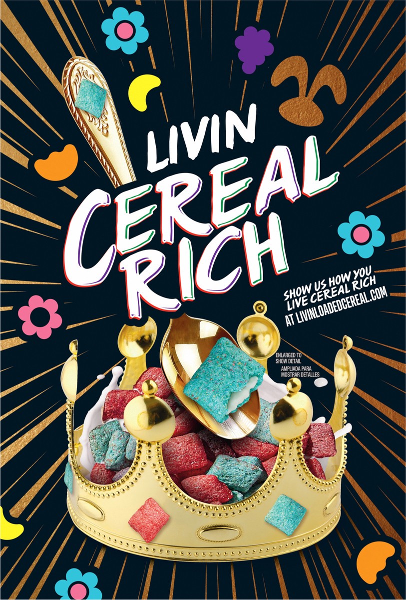 slide 12 of 14, Trix Loaded Cereal, Fruity Flavored Cereal With Artificially Flavored Vanilla Crème Filling, Made With Whole Grain, Large Size, 13 oz, 13 oz