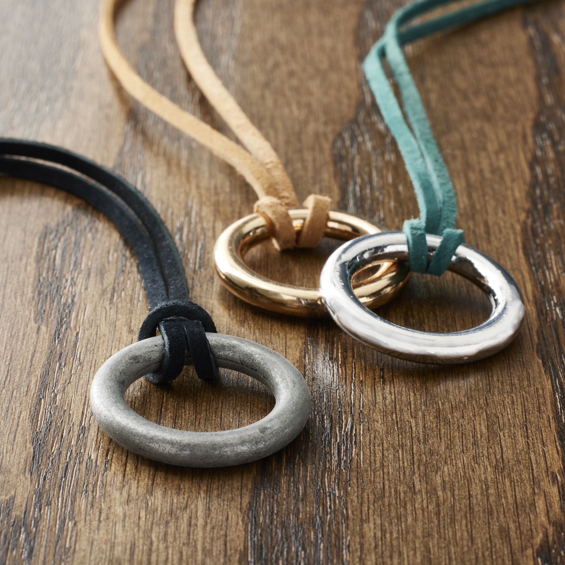 slide 2 of 3, 1" Mixed Color O-Ring Cord Connectors By Bead Landing, 1 in