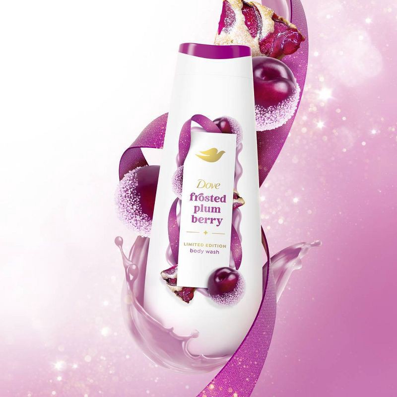 slide 4 of 9, Dove Beauty Limited Edition Holiday Treat Body Wash - Frosted Plum Berry - 20 fl oz, 20 fl oz