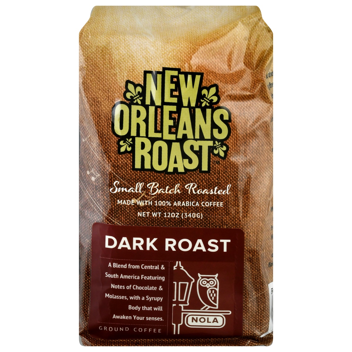 slide 1 of 1, New Orleans Roast Dark Coffee - 12 oz, 12 oz