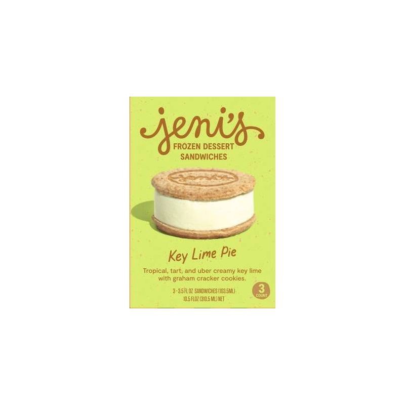 slide 4 of 6, Jeni's Ice Cream Key Lime Target Frozen Dessert Sandwich - 10.5oz/3pk, 10.5 oz, 3 ct