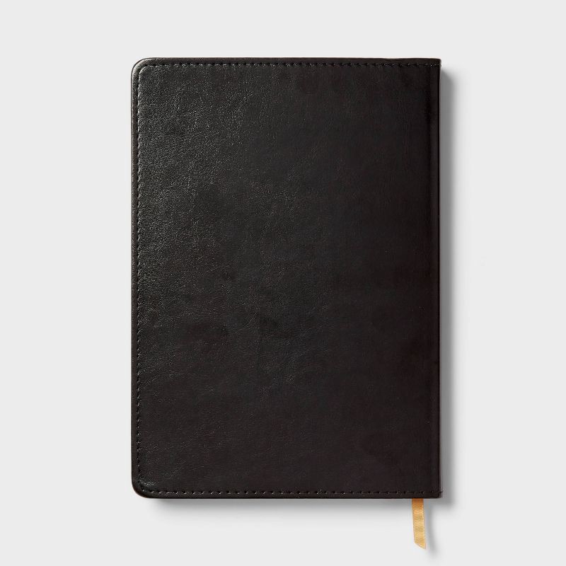 slide 4 of 4, 192pg Ruled Journal 10"x7" Leatherette Black - up&up™, 1 ct