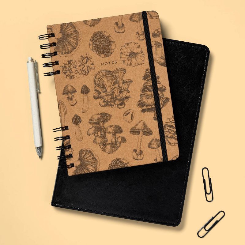 slide 2 of 4, 6"x8" Ez Grip Spiral Mushrooms Notebook - up&up™, 1 ct