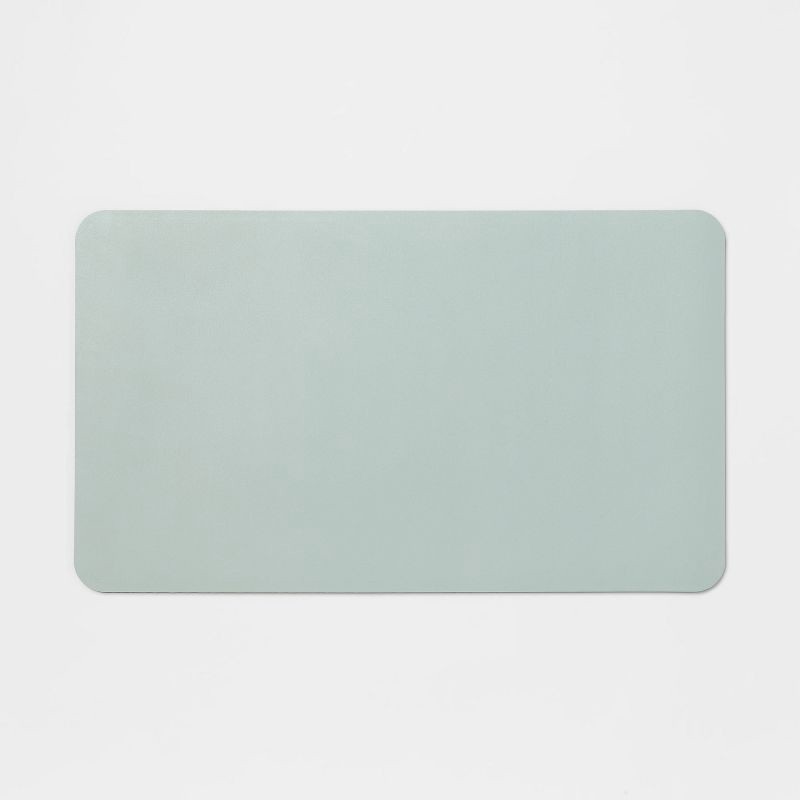 slide 1 of 4, Non-Slip Rollup Desk Mat Green - Brightroom™, 1 ct