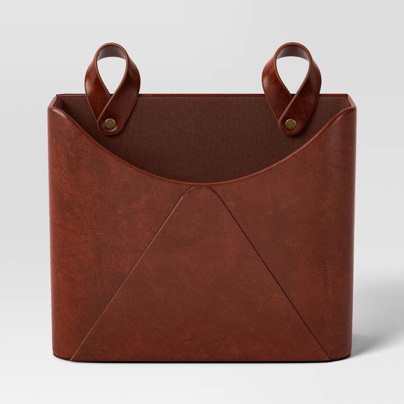 slide 3 of 3, Faux Leather Wall Pocket -Threshold™, 1 ct