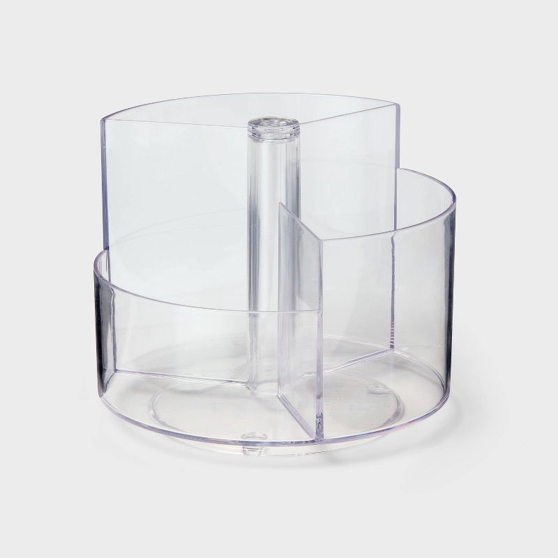 slide 1 of 3, Clear Spinning Pencil Caddy - Brightroom™, 1 ct