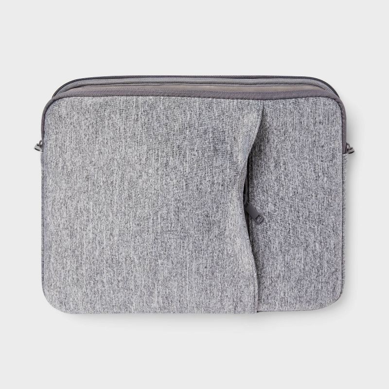slide 3 of 3, Zip Tech Case Laptop Bag Gray - Brightroom™, 1 ct