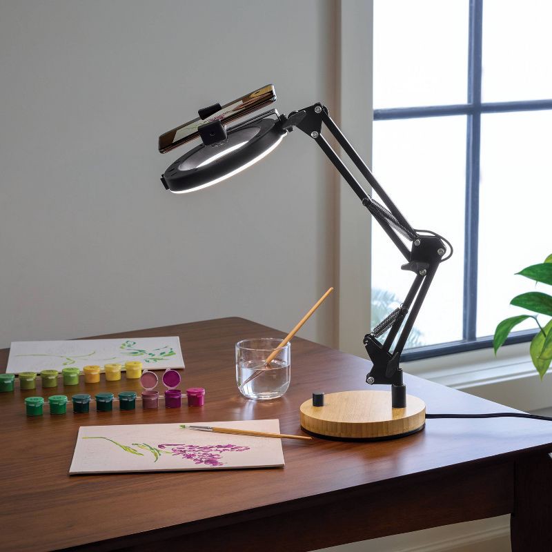 slide 1 of 4, Task Lamp "(Includes LED Light Bulb)" - Threshold™, 1 ct