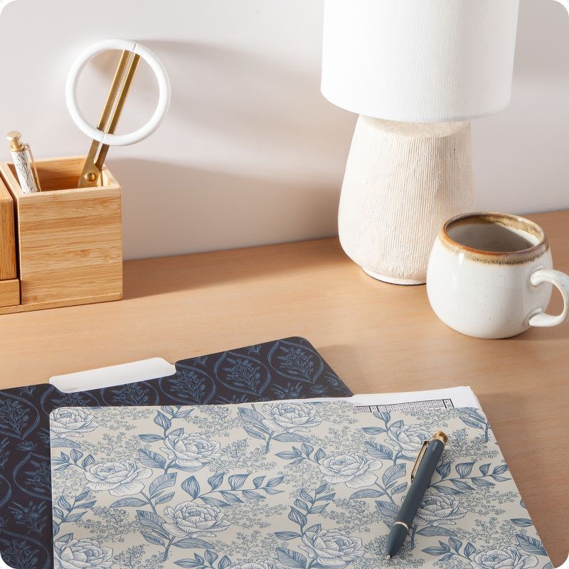 slide 2 of 6, U Brands 12ct File Folders Ornate Florals, 12 ct