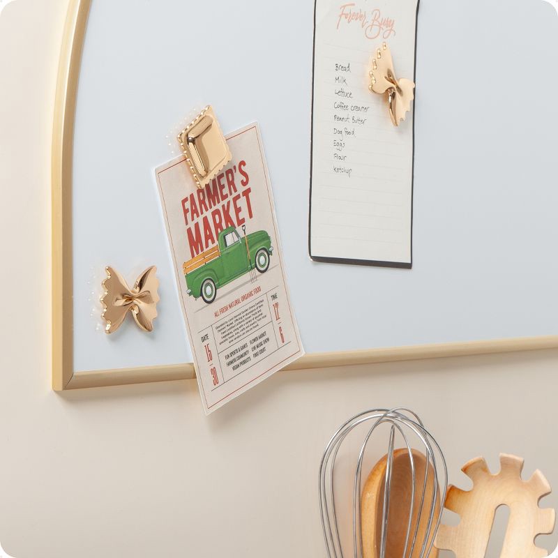 slide 2 of 6, U Brands 3ct Pasta Magnets Gold, 3 ct