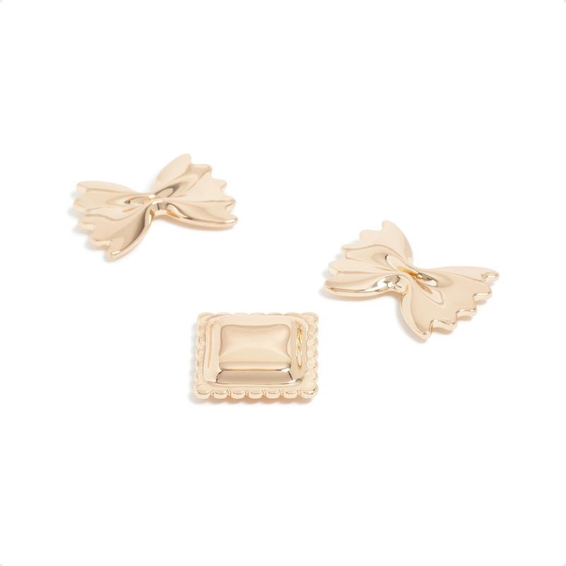slide 1 of 6, U Brands 3ct Pasta Magnets Gold, 3 ct