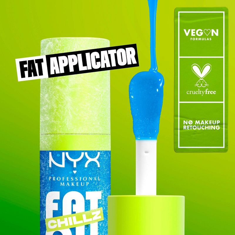 slide 6 of 8, NYX Professional Makeup Fat Oil Lip Drip Lip Gloss - Polar Peppermint - 0.16 fl oz, 0.16 fl oz
